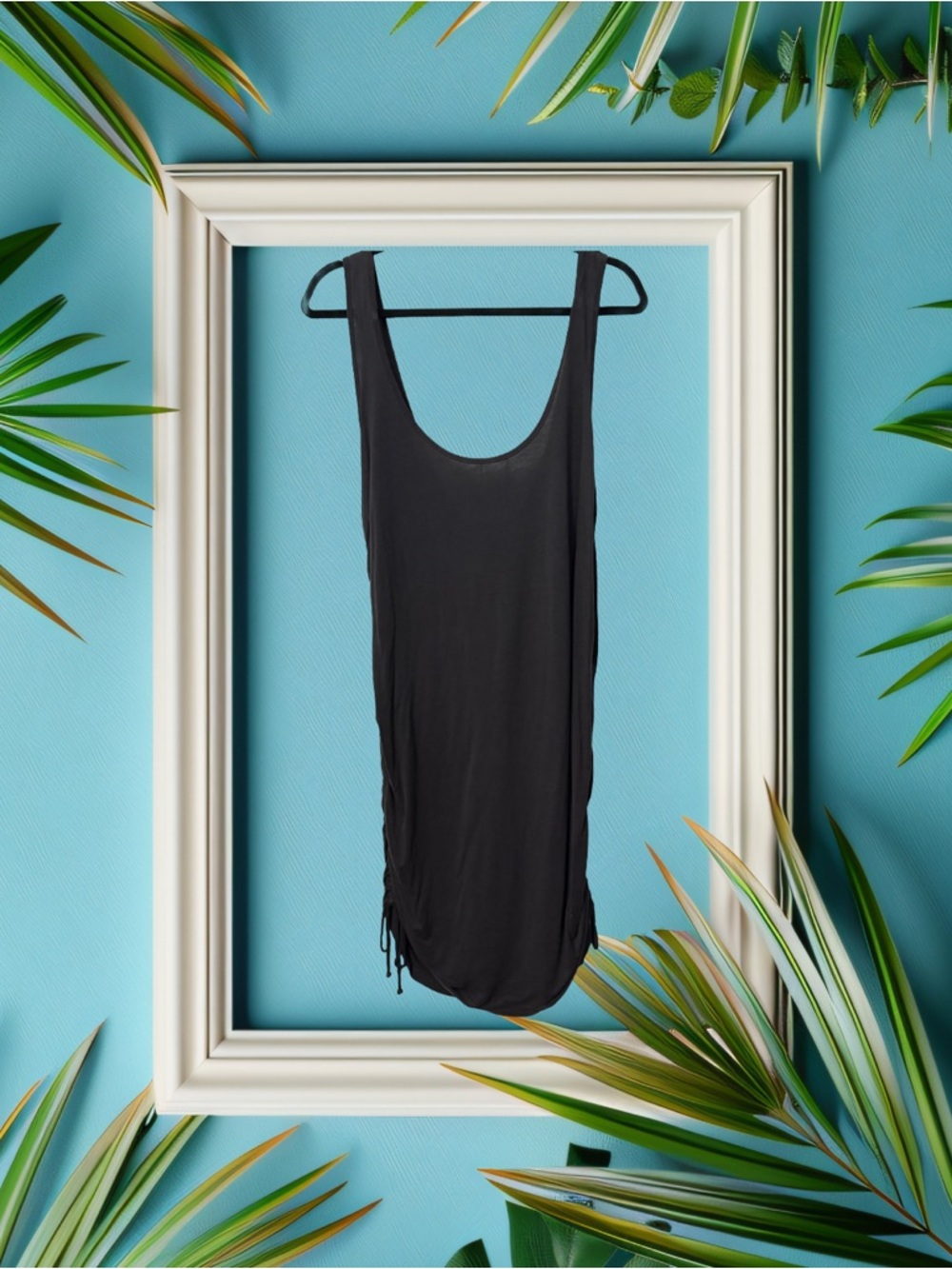 BOGO! Scoop Neck Tank Dress w/Ruching